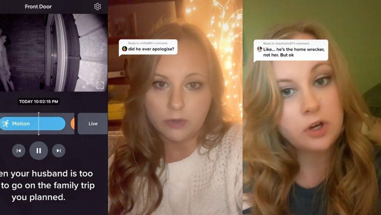 Woman Catches Her 'Sick' Husband Cheating On Her Thanks To Their Own Doorbell Cam