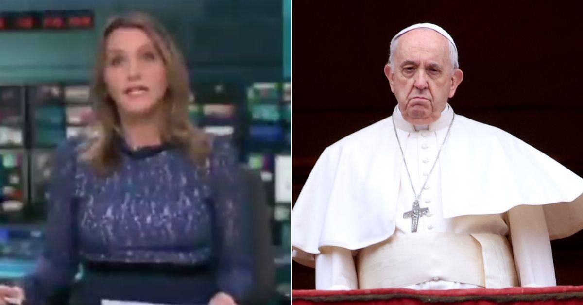 Catholics Collectively Gasp After News Anchor Accidentally Announces Pope's Death In Holy Blunder