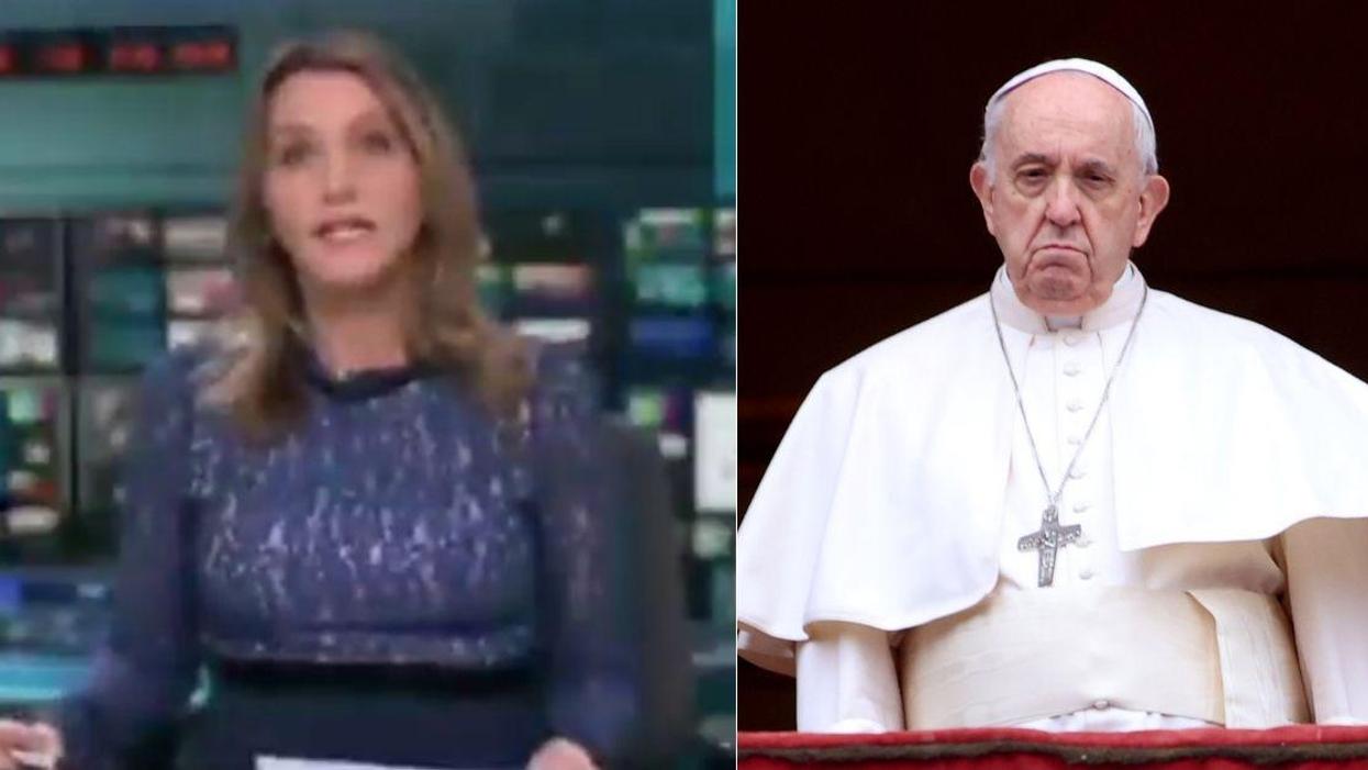 Catholics Collectively Gasp After News Anchor Accidentally Announces Pope's Death In Holy Blunder