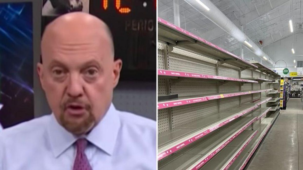 'Mad Money' Host's Picture of 'Suboptimal' Empty Store Shelves Gets Immediately Debunked