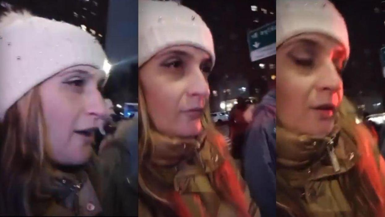 Woman At Anti-Vax Rally Casually Admits She Currently Has The Virus As She Marches With Crowd