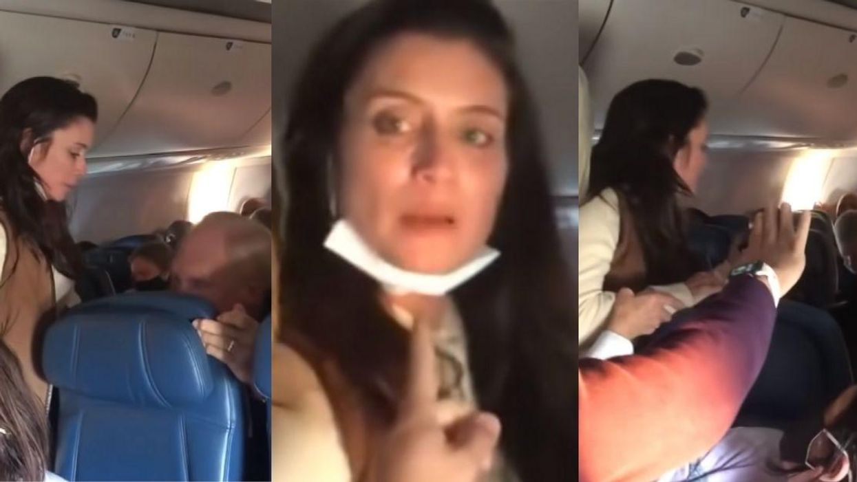 Ex-NFL Cheerleader Caught On Video Punching Elderly Man After Comparing Herself To Rosa Parks On Flight