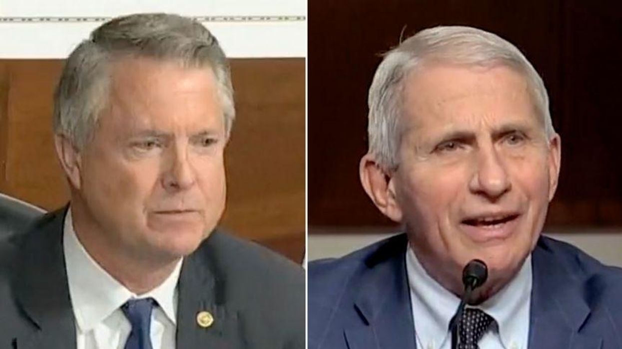 Fauci Says What We're All Thinking About GOP Senator During Epic Hot Mic Moment at Senate Hearing