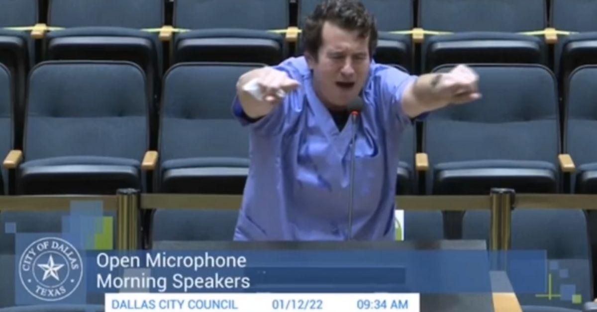 Conservatives Melt Down Over YouTuber's Satirical Pro-Vaccine Rap At Dallas City Hall Meeting
