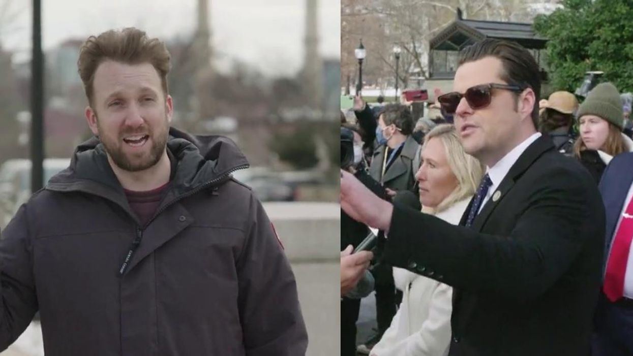 Daily Show' Reporter Confronts Matt Gaetz Over 'Insurrection Reenactment' With Epically Shady Question