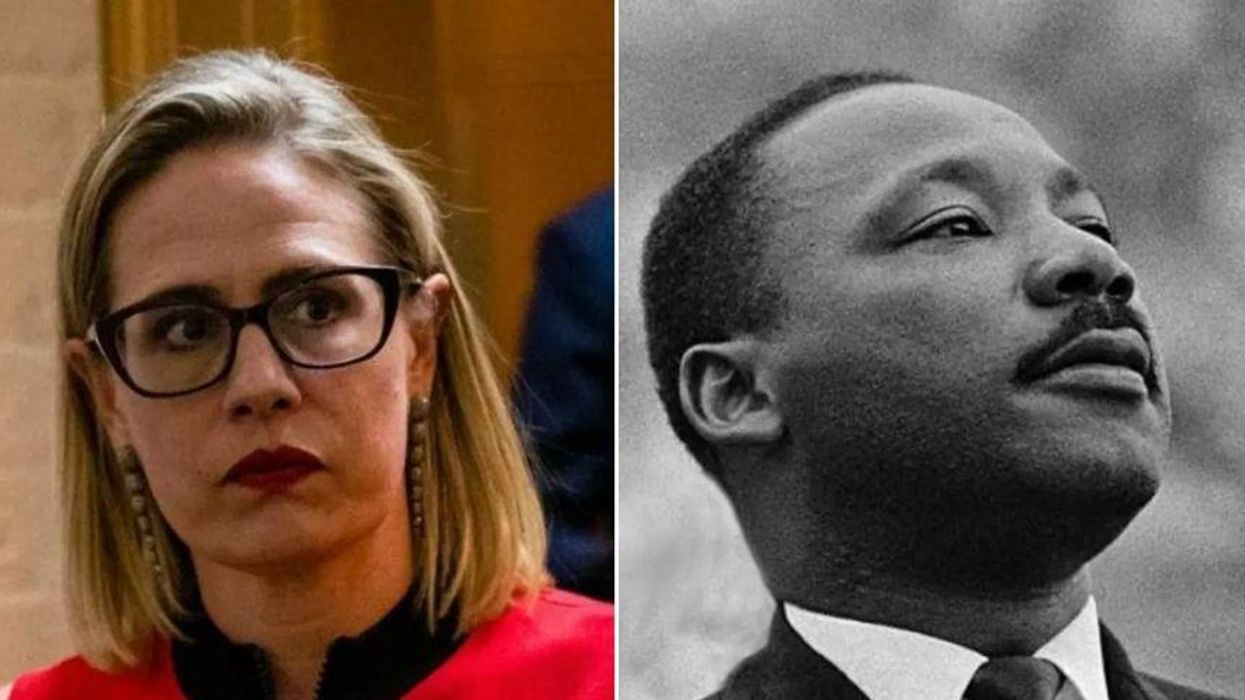 Sen. Sinema Tweeted an MLK Tribute and People Clapped Back With One of His Most Famous Quotes
