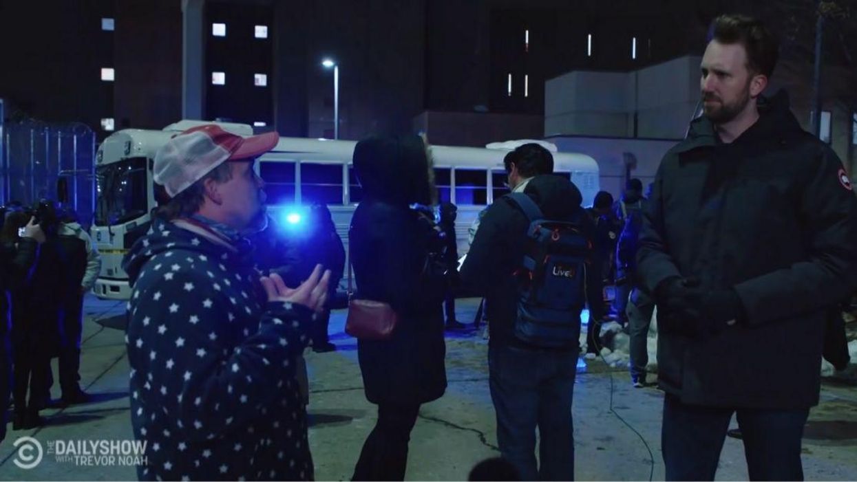 Jan. 6 Vigil Attendee Tells 'Daily Show' Reporter He Feels Like He 'Just Got Out Of A Cult'—Then Things Go South