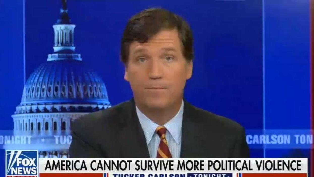 Tucker Carlson Claims Conservatives Have 'Remained Calm And Nonviolent' In Absurd Rant