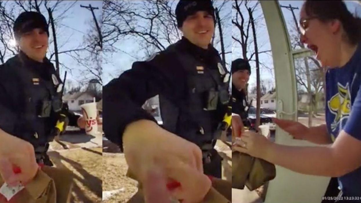 Doorbell Cam Captures South Dakota Cop Delivering DoorDash Order After The Driver Was Arrested