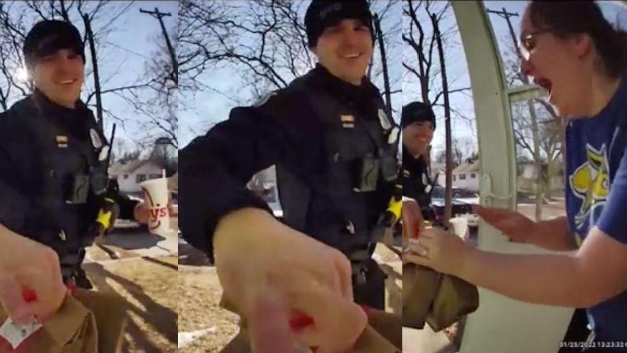 Doorbell Cam Captures South Dakota Cop Delivering DoorDash Order After The Driver Was Arrested