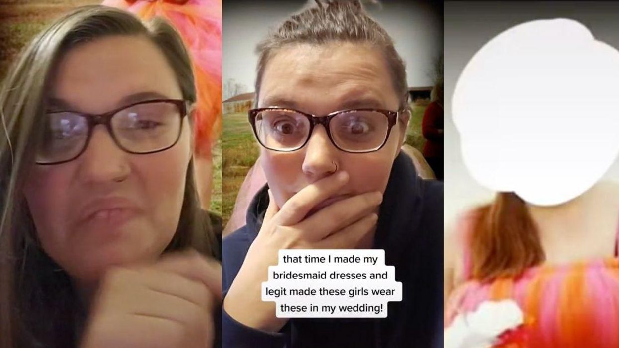 Woman Mortified After Making Dresses For Her Bridesmaids That Were 'So Bad' She Was Stunned They Wore Them