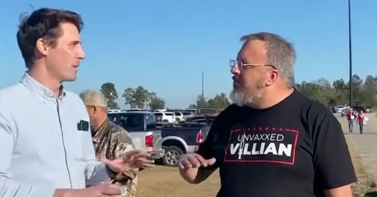 Anti-Vaxxer In Misspelled Shirt Claims He Can't Get Lung Cancer Because He Doesn't Smoke 'Name-Brand Stuff'