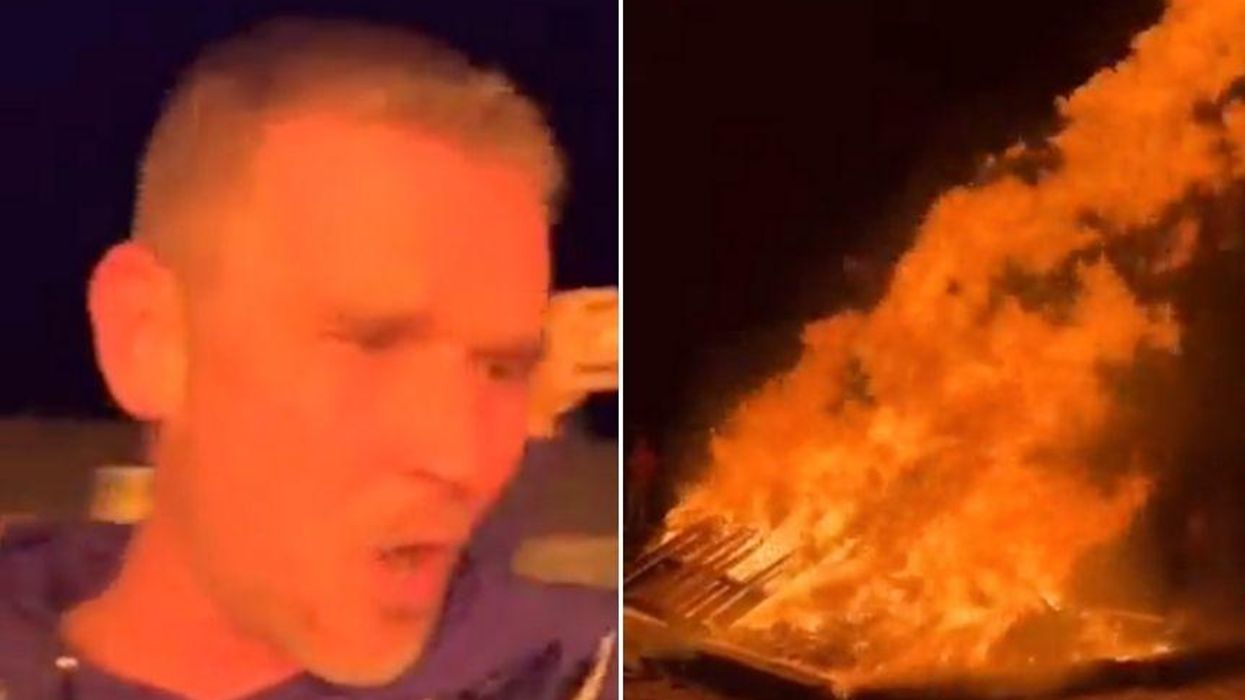 Far-Right Tennessee Pastor Holds Book Burning to Get Rid of 'Witchcraft' in Chilling Video