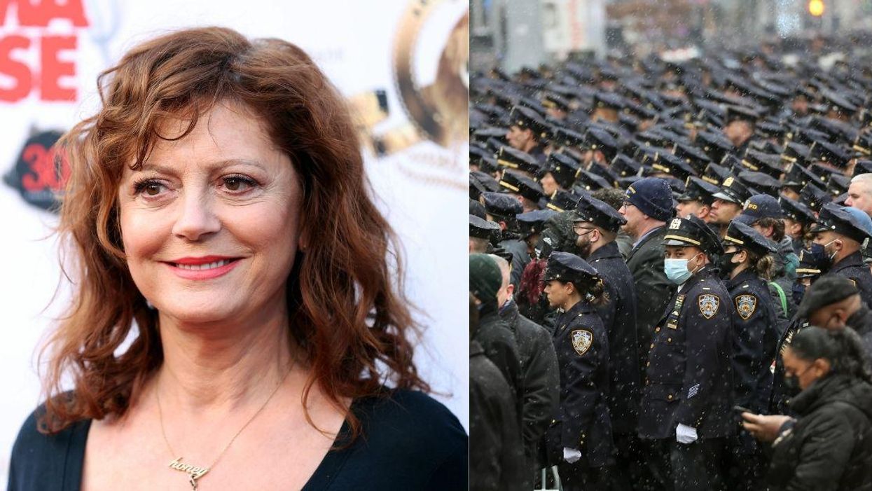 Susan Sarandon Hit With Backlash After Sharing Tweet Calling Cops Gathered For Funeral 'Fascism'