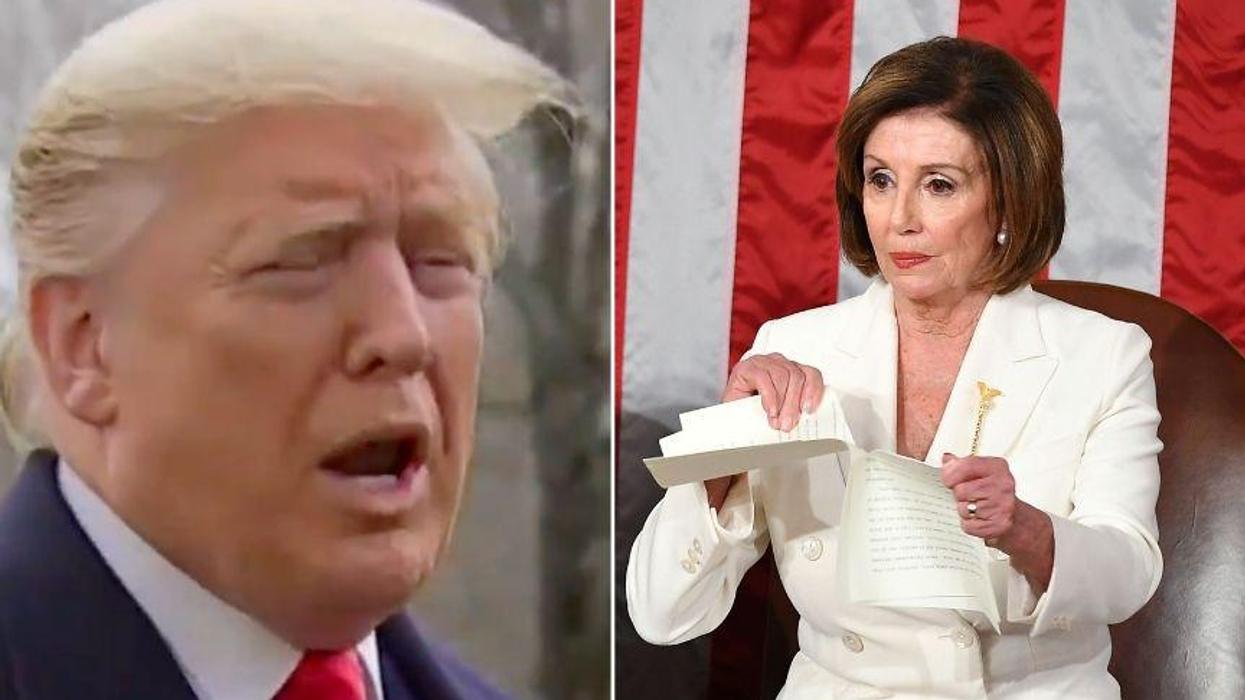 2020 Video of Trump Saying Pelosi Broke Law by Ripping SOTU Speech Ages Horribly After Reports Trump Ripped Classified Docs