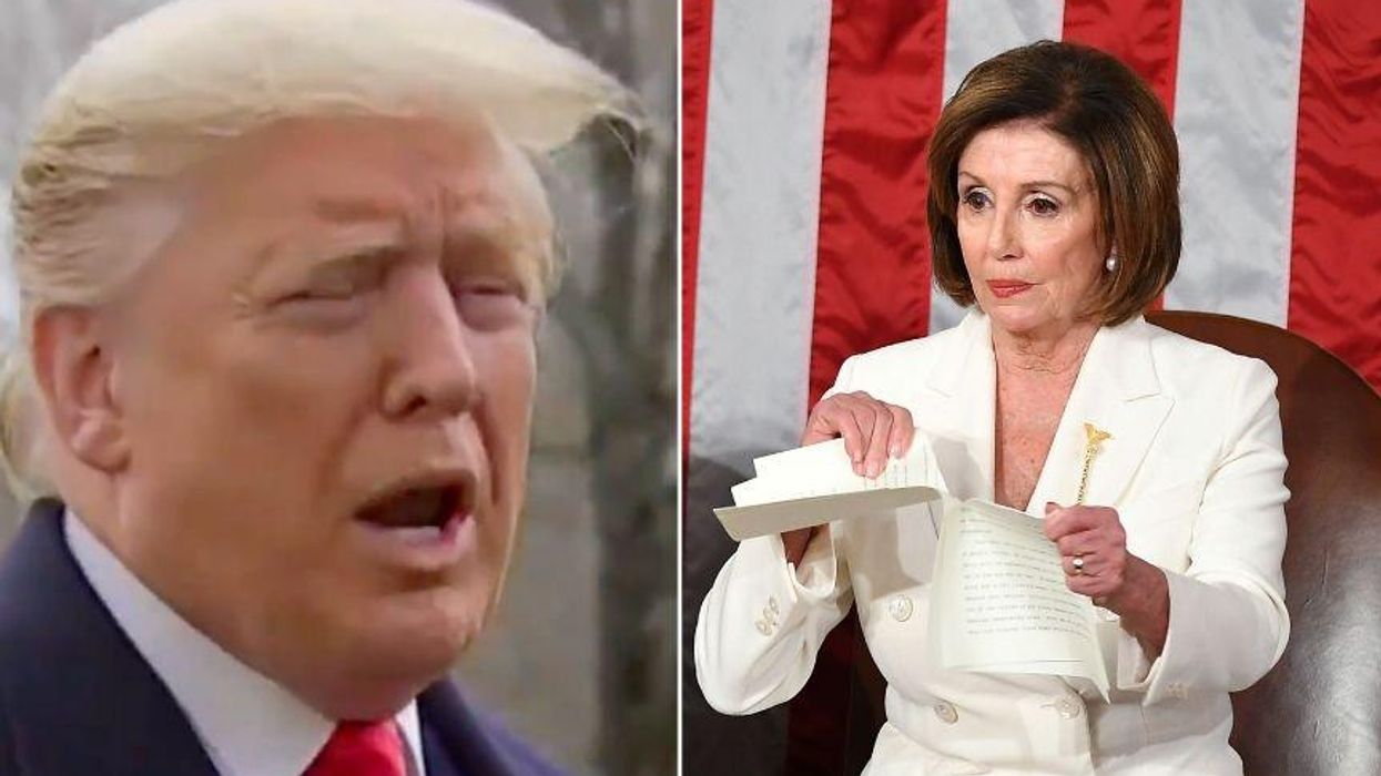2020 Video of Trump Saying Pelosi Broke Law by Ripping SOTU Speech Ages Horribly After Reports Trump Ripped Classified Docs