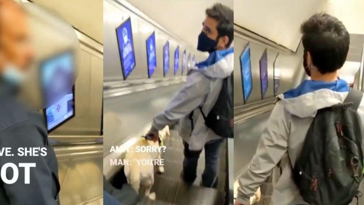 Visually-Impaired Doctor Speaks Out After Guy On Escalator Shames Him For Not Moving Aside