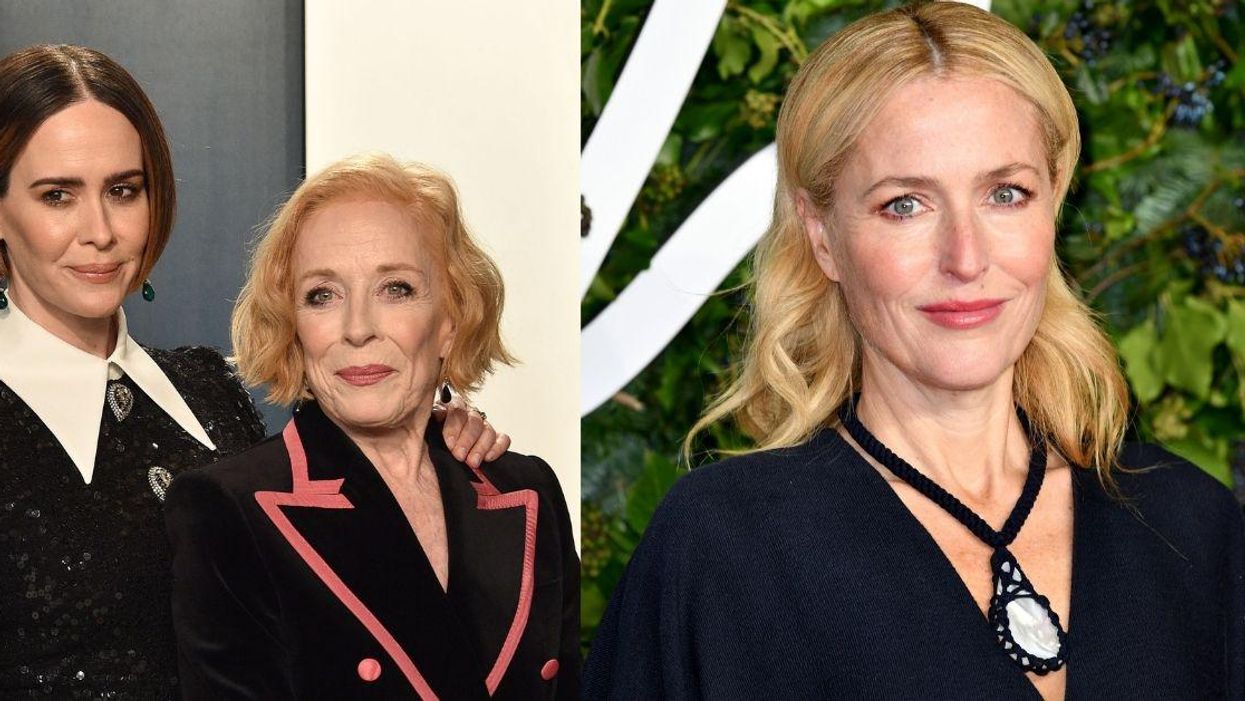 Holland Taylor Hilariously Reacts To Gillian Anderson Thirsting Over Her Partner Sarah Paulson