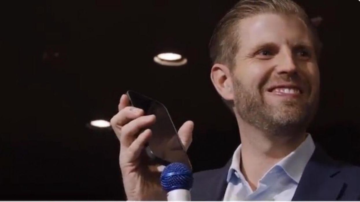 Eric Trump Dragged After Calling His Dad From Stage To Tell Him He Loves Him Only To Get Awkward Reply