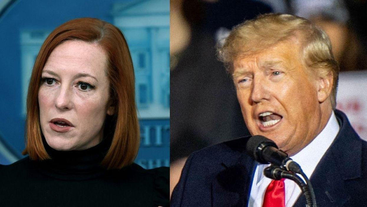 Jen Psaki Fires Back After Trump Praises Putin's Invasion Of Ukraine As 'Genius' And 'Savvy'