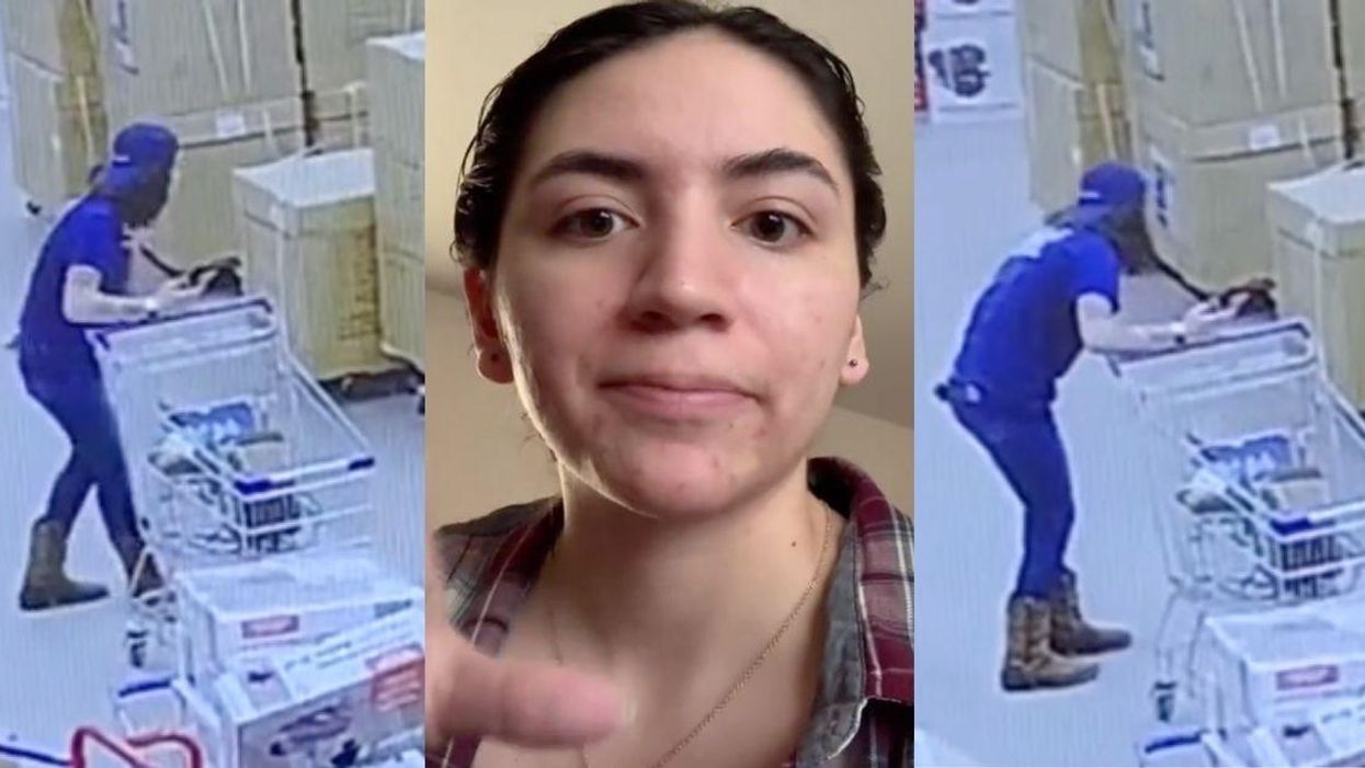 Security Cam Catches Employee's 'Terrified' Reaction After Discovering Man Hiding In Store After Hours