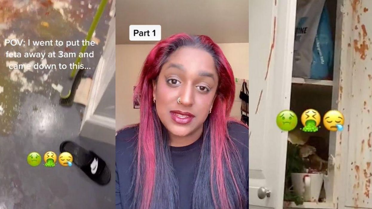 College Student Stunned After Finding Kitchen Totally Trashed By Guest Who She'd Kicked Out,