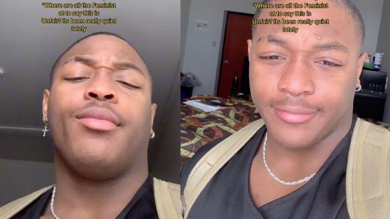 TikToker Blasted After Trying To Falsely Shame Feminists For Not Joining Fight Against Russia