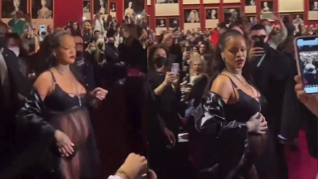 Rihanna Hilariously Shuts Down Heckler Who Called Her Out For Being 'Late' To Dior Fashion Show