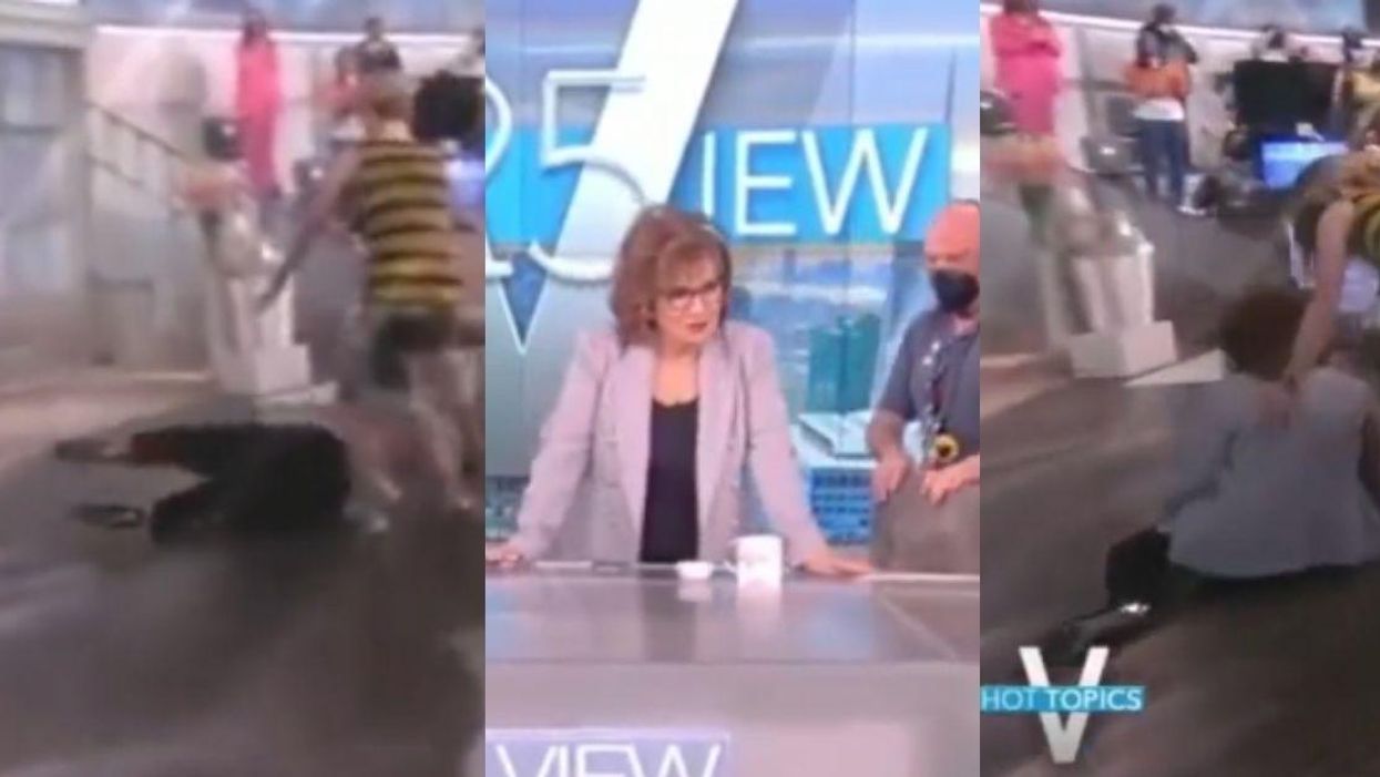 Joy Behar Laughs It Off After Taking A Scary Fall On Stage During 'The View' Opening