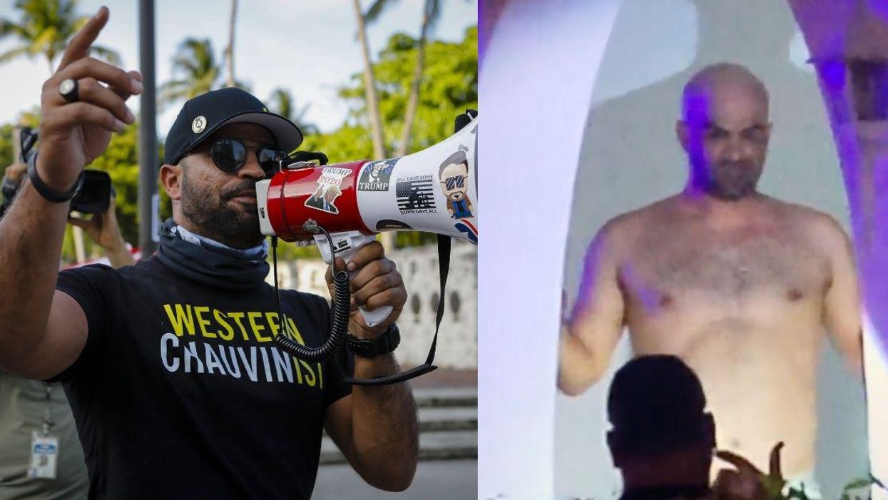 Video Captures Proud Boys Leader Getting Arrested In His Underwear In Connection To Jan. 6