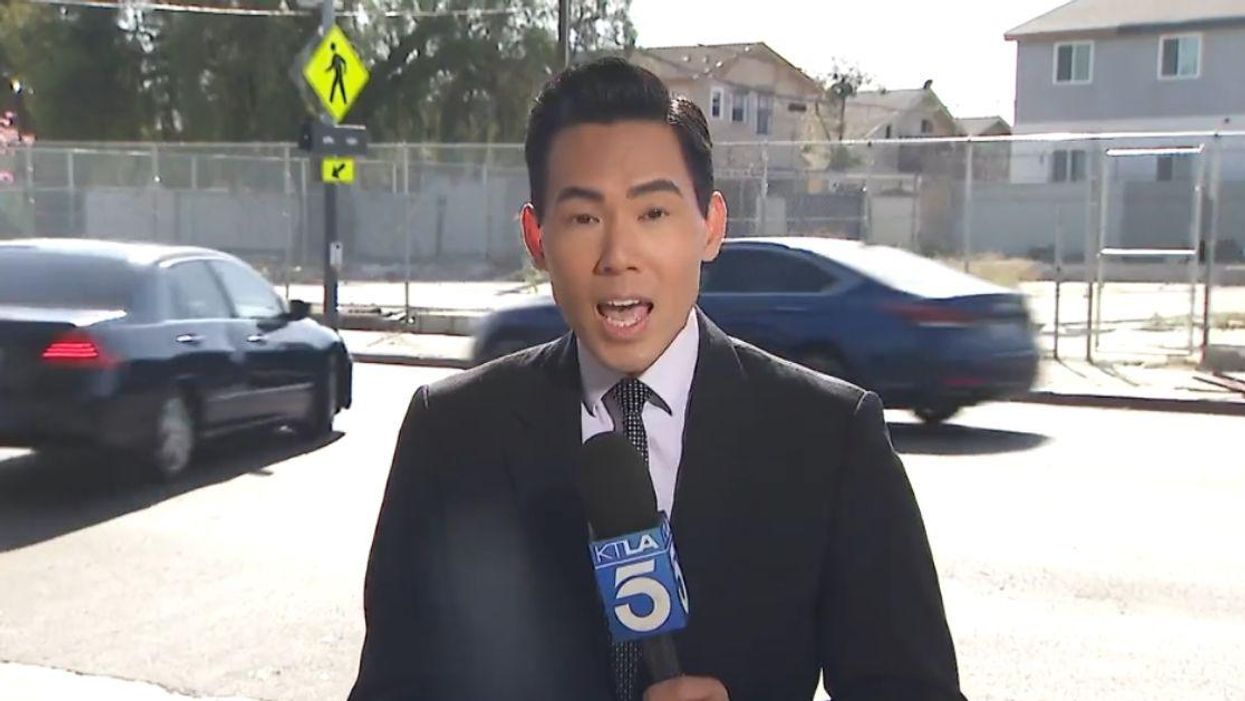 Reporter Filming Story About Dangerous Intersection Captures Accident Happening In Real-Time In Surreal Video