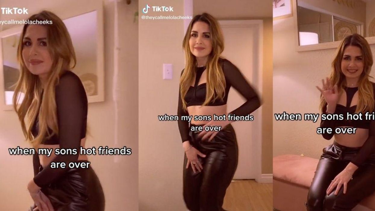 TikToker's Joke Video About How She Acts Around Her 'Son's Hot Friends' Sparks Heated Debate