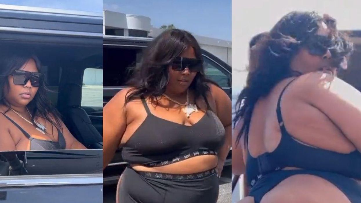 Viral Video Of Lizzo Boarding Private Jet In Leggings With Back Cut Out Sparks Heated Debate