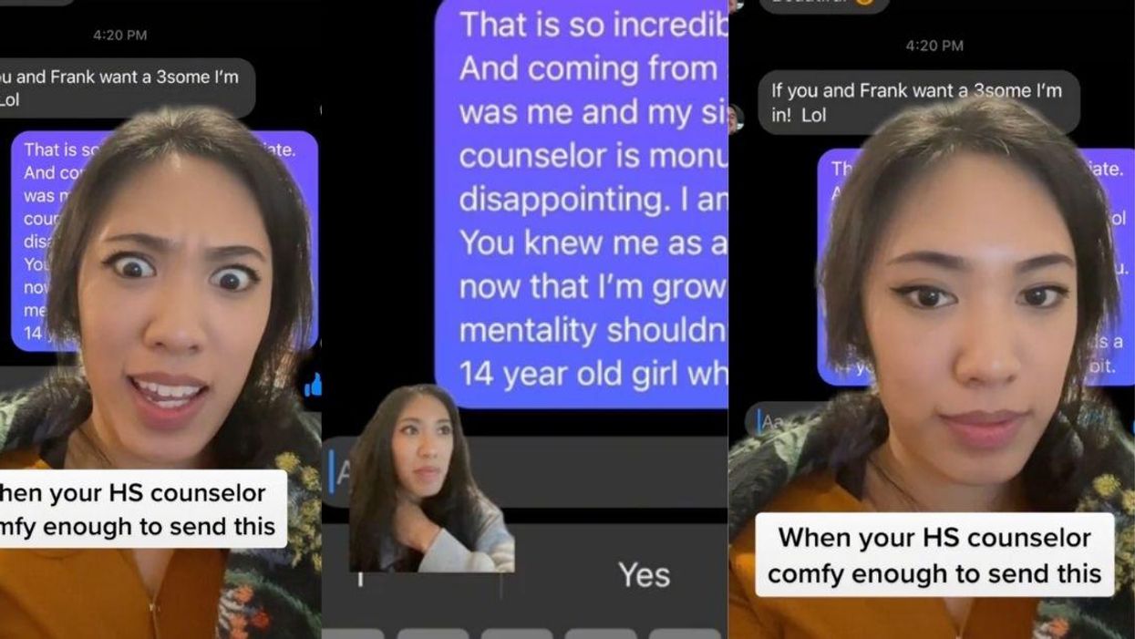 Woman Disgusted After Her Former High School Guidance Counselor Asks Her For A Threesome