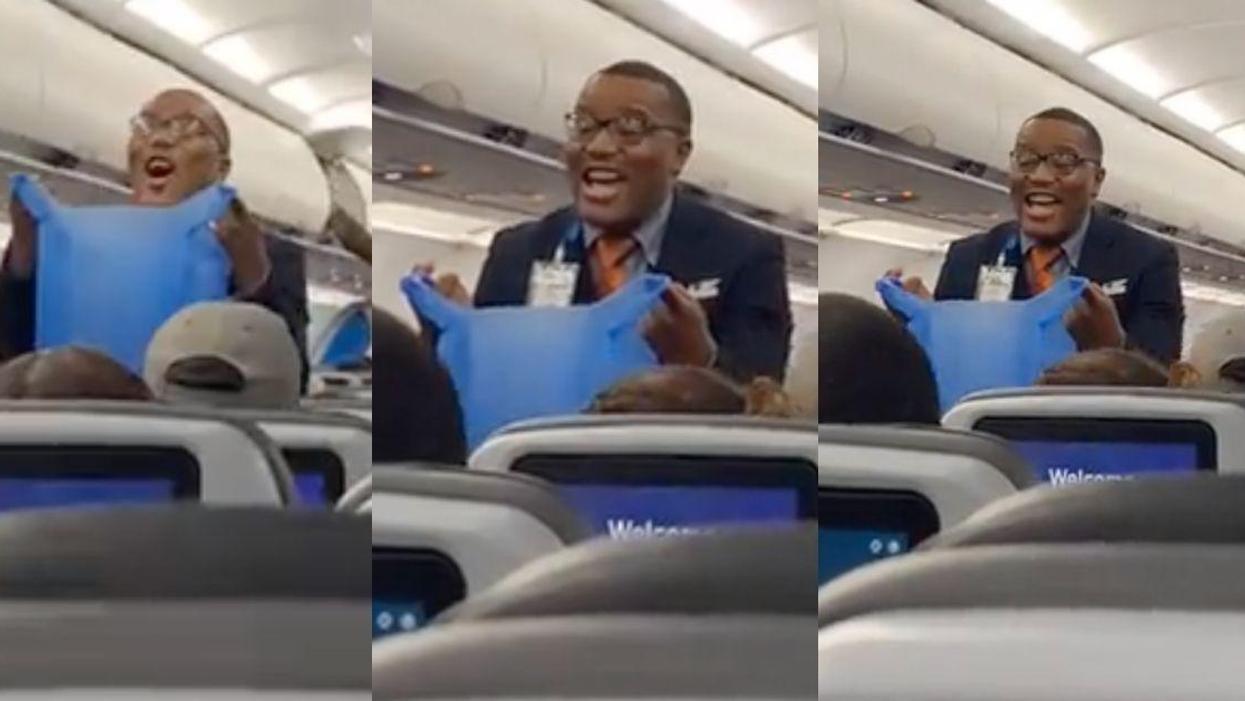 Passengers Cheer As Flight Attendant Sings 'Throw Away Your Mask' In Polarizing Viral Video