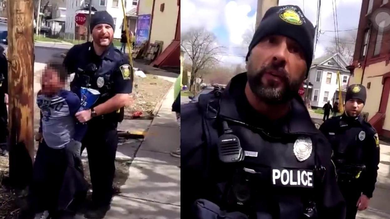 Video Of New York Cops Detaining Sobbing 8-Year-Old Black Boy For Stealing Doritos Sparks Outrage