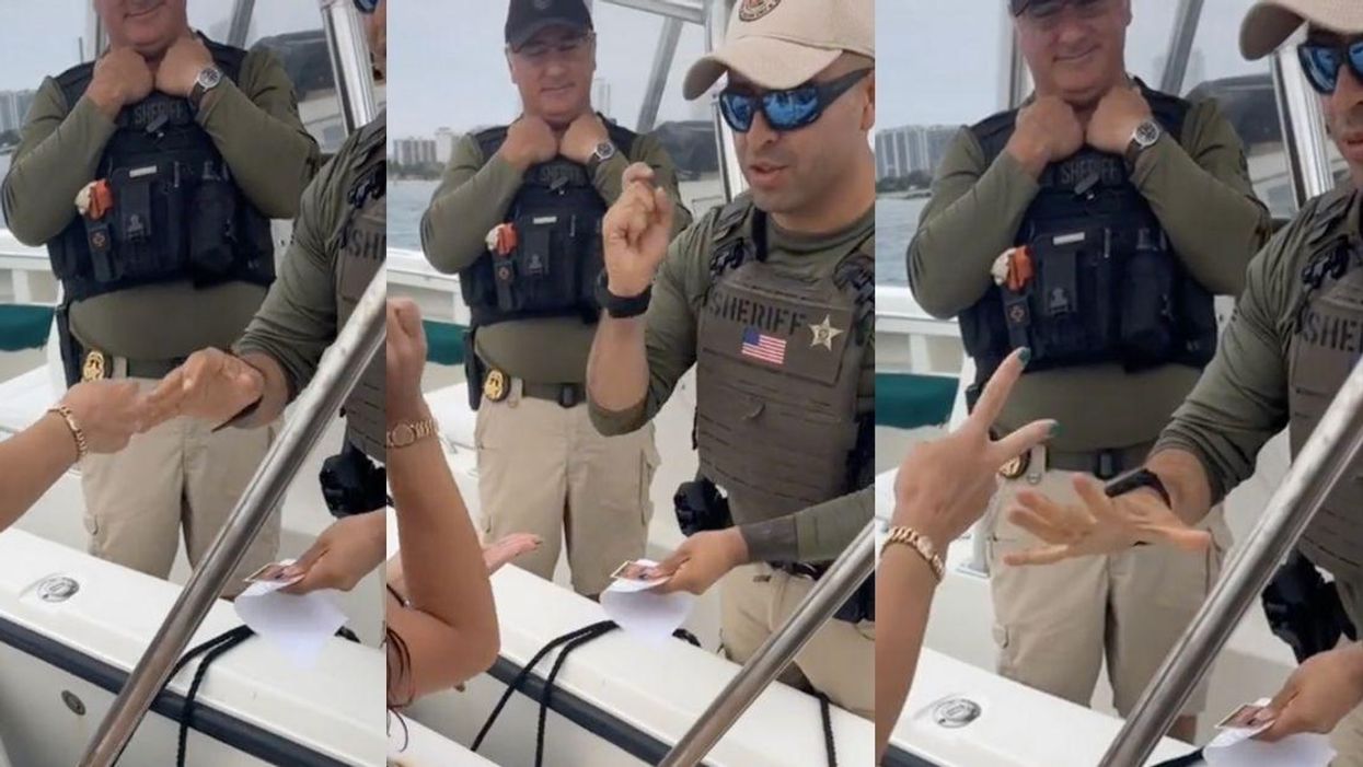 Boaters Spark Debate After Claiming They 'Got Out Of A Felony' By Winning Rock, Paper, Scissors Against Cop