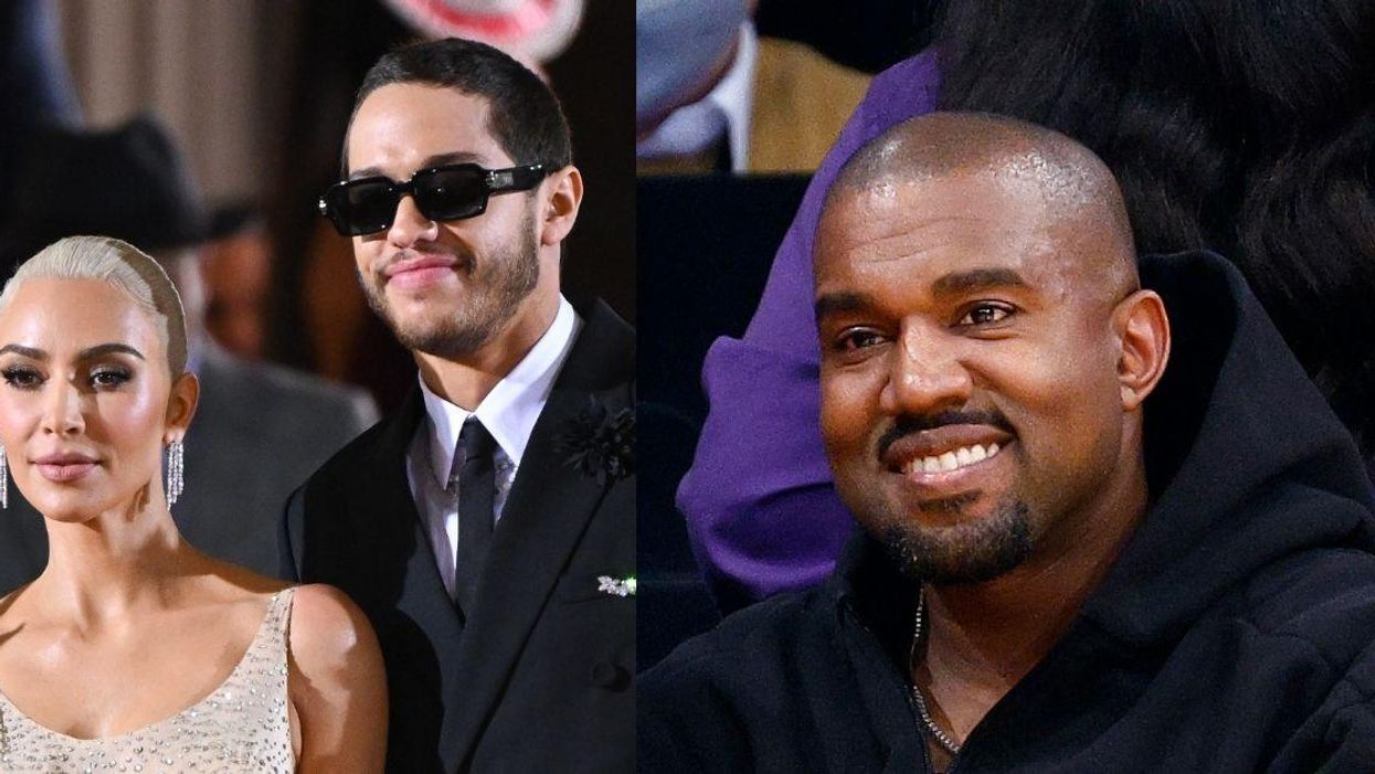 Pete Davidson Appears To Have Kim And Ye's Kids' Initials Tattooed On His Neck—And Fans Are Uncomfortable