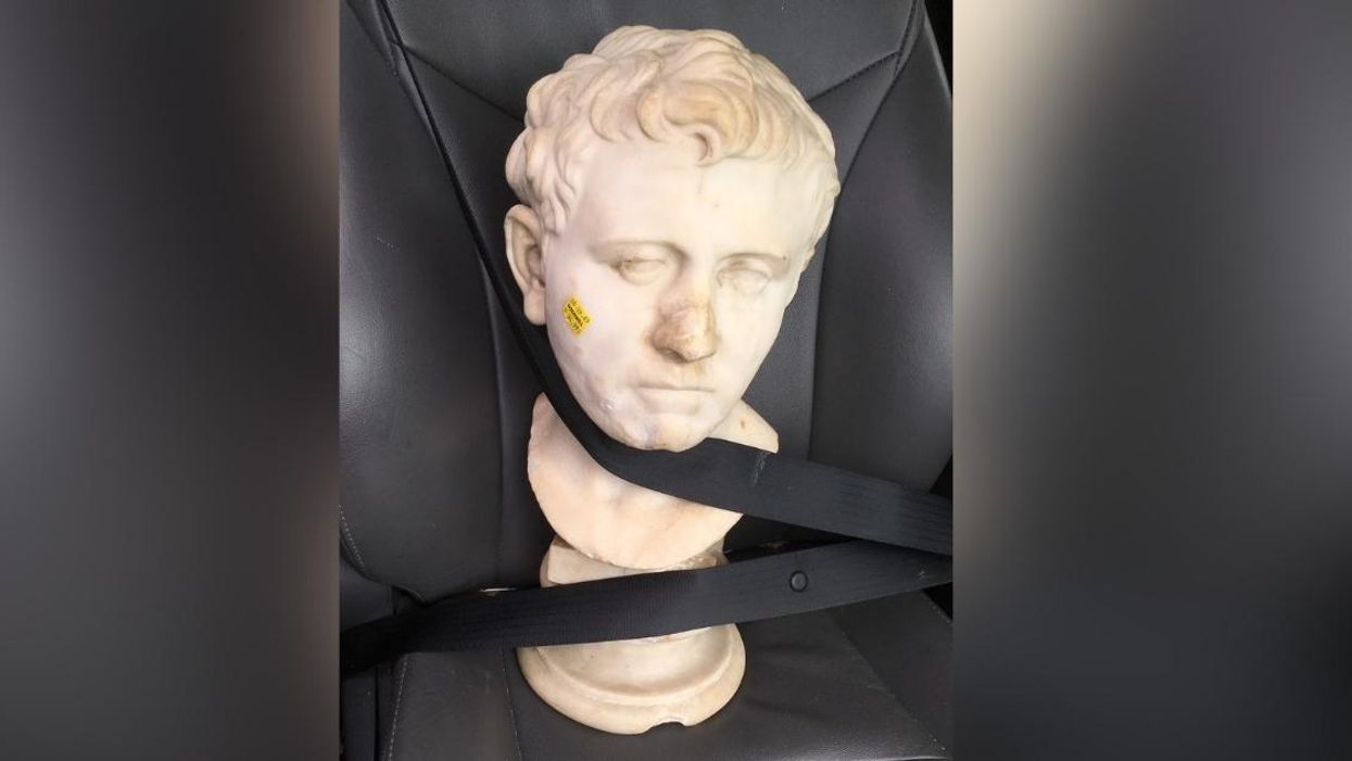 Woman Discovers Bust She Bought At Goodwill For $34.99 Is Actually 2,000-Year-Old Roman Sculpture