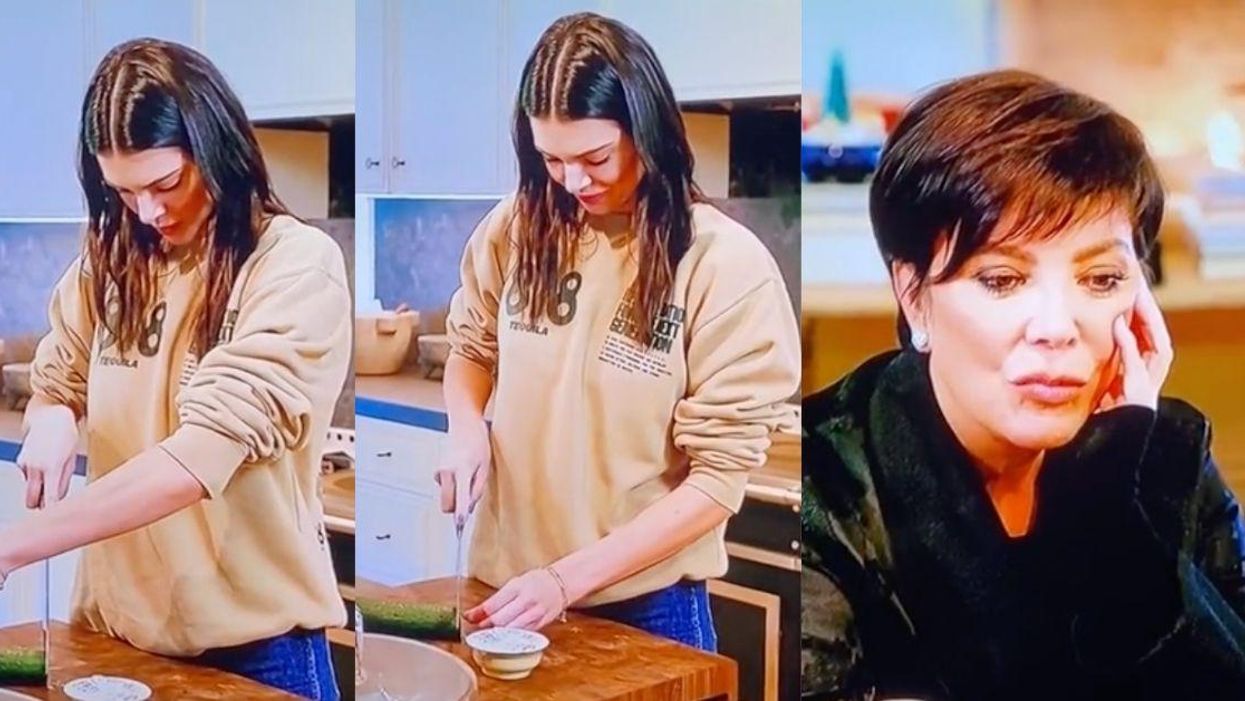Kendall Jenner Says What We're All Thinking After Clip Of Her Struggling To Cut A Cucumber Goes Viral