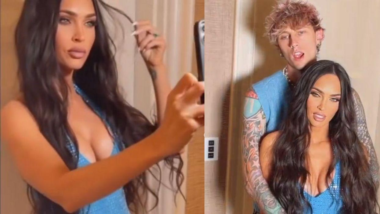 Megan Fox 'Cut A Hole' In Crotch Of Billboard Music Awards Jumpsuit To Have Sex With Machine Gun Kelly