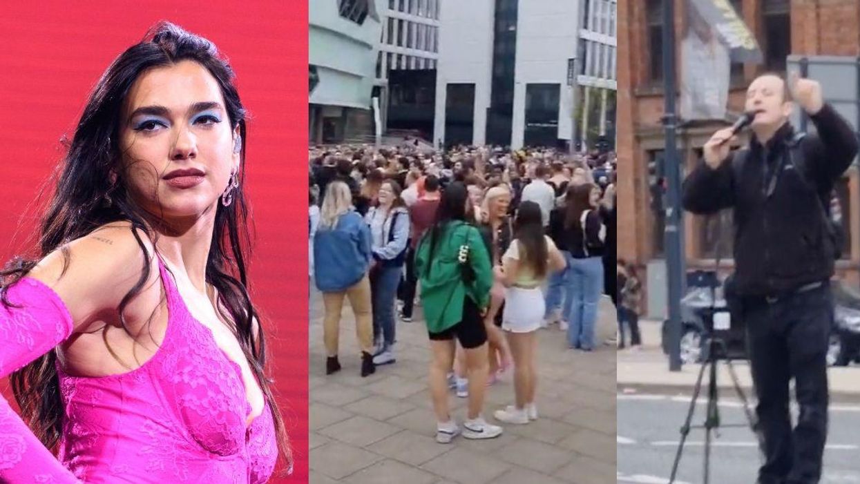 Hate Preacher Rants About Homosexuality To Dua Lipa Concertgoers—And It Backfires Hard