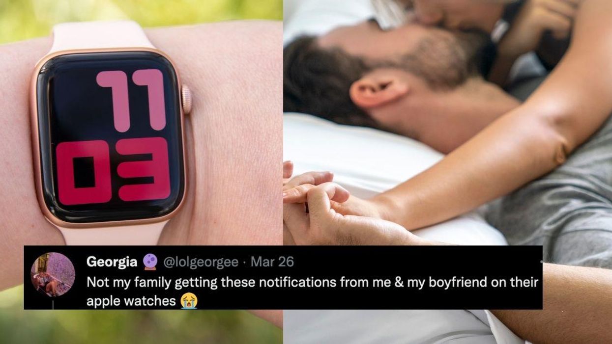 Woman Shares Awkwardly-Timed Apple Watch Notifications Her Family Received—And Twitter is LOLing