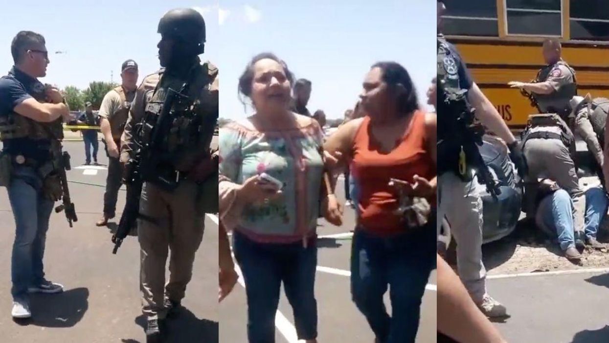 Videos Show Anguished Texas Shooting Onlookers Confronting Police For Not Charging Into School
