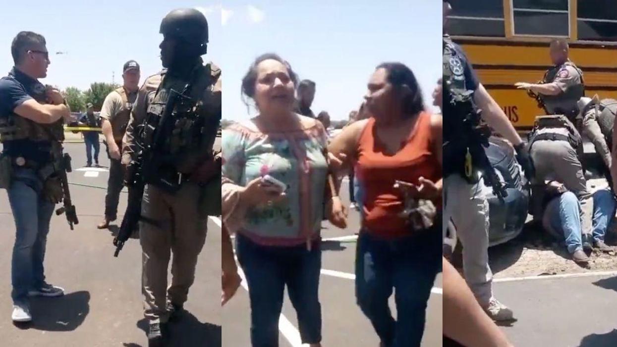 Videos Show Anguished Texas Shooting Onlookers Confronting Police For Not Charging Into School