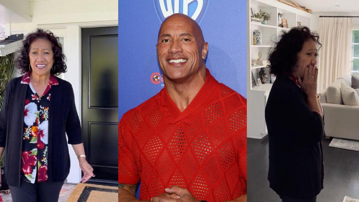 The Rock Brings His Mom To Tears After Surprising Her With A New Home In Emotional Video