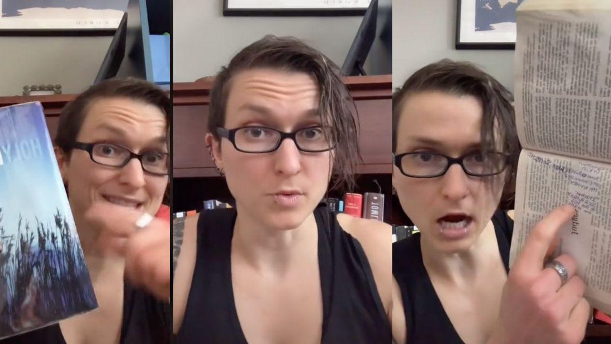 Atheist TikToker Explains The Real Reason She 'Always Had A Bible' On Her In Prison In Viral Video