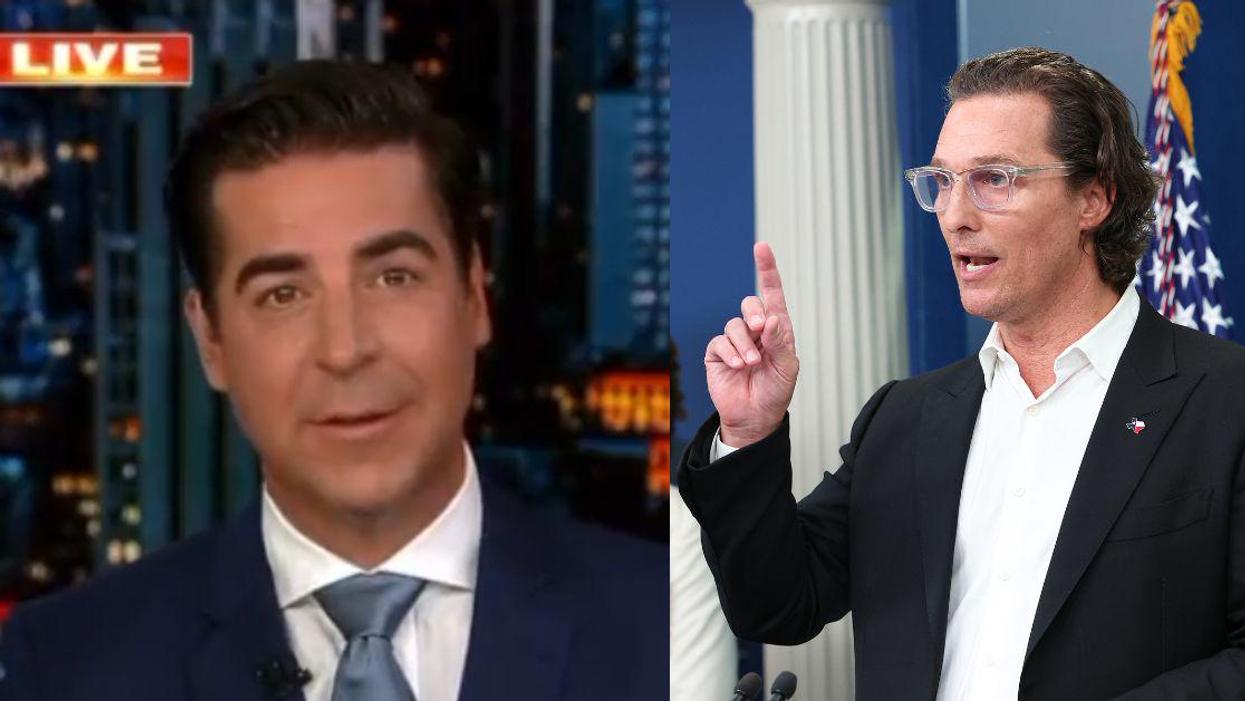 Fox News Host Roasted For 'Self-Own' After Mocking Matthew McConaughey's White House Speech