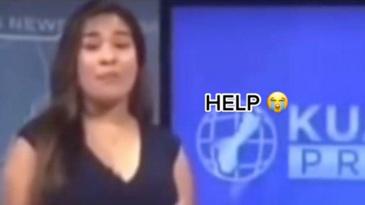 News Reporter Goes Viral After Mortifying Slip Of Tongue While Talking About LGBTQ+ 'Pride Flags'