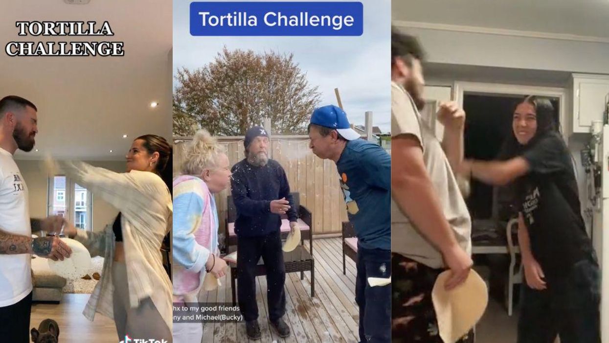 People Are Slapping Each Other With Tortillas In Hilarious Viral TikTok Challenge—And It's Glorious